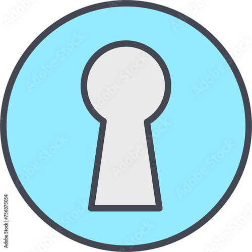Keyhole Vector Icon
