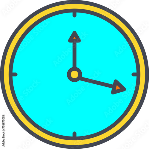 Clock Vector Icon
