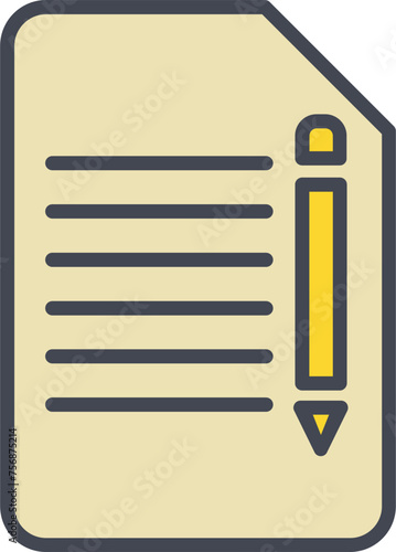 Edit Document Vector Icon