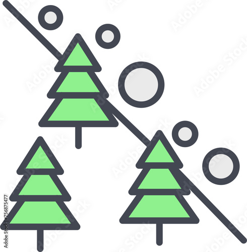 Avalanche Vector Icon