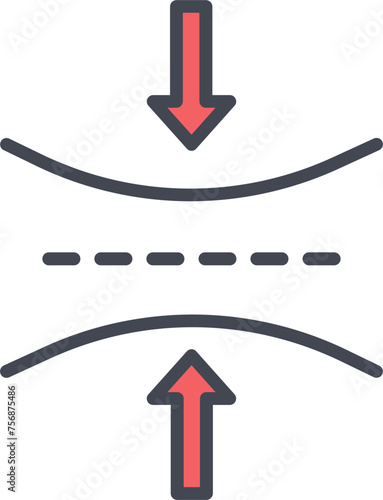 Elasticity Vector Icon