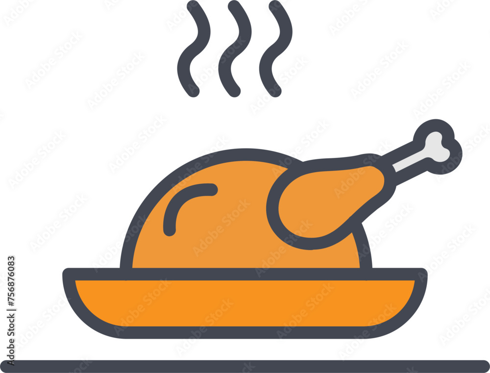 Chicken Vector Icon Chicken Vector Icon