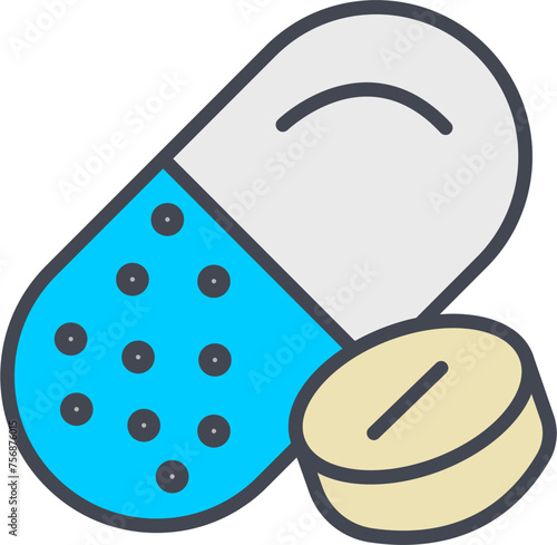Pills Vector Icon