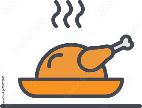 Chicken Vector Icon