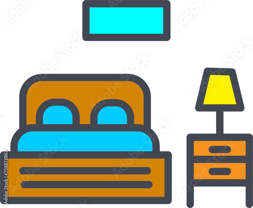 Bedroom Vector Icon