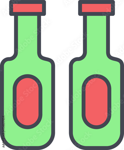 Drink Bottle Vector Icon