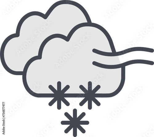 Blizzard Vector Icon