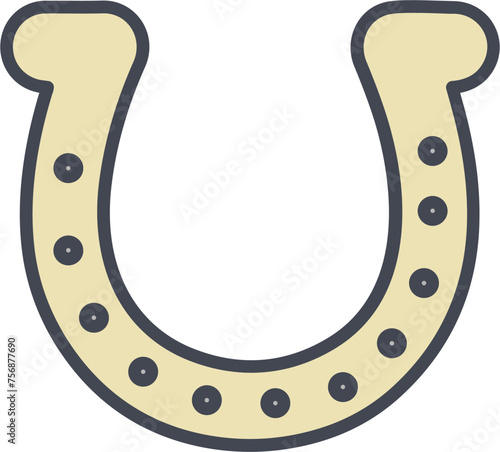 Horse Shoe Vector Icon