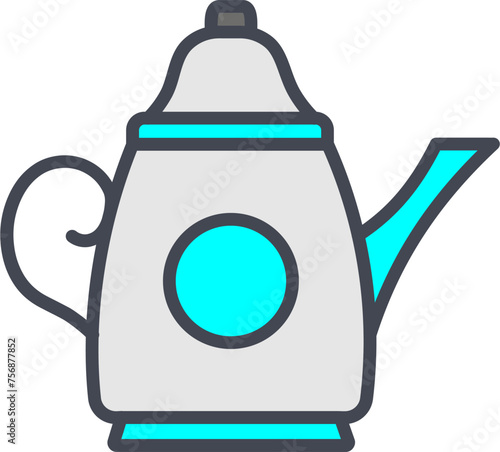 Teapot Vector Icon
