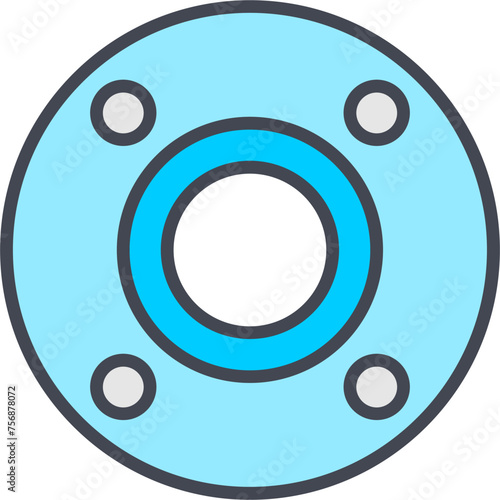 Flange Vector Icon