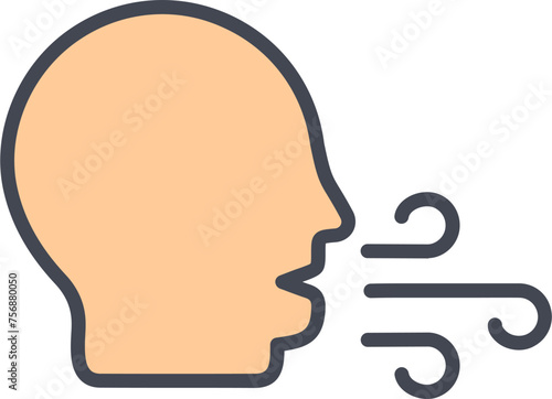 Bad Breath Vector Icon