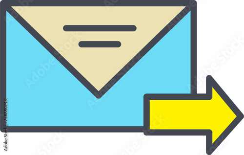 Send Message Vector Icon