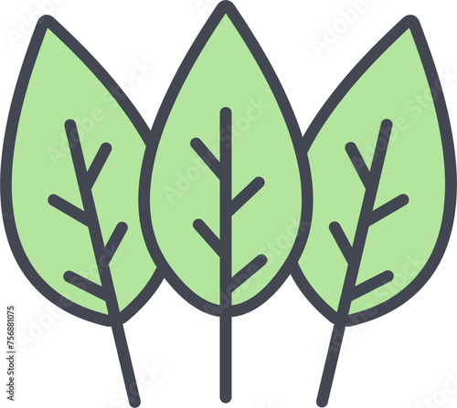 Tobacco Leafs Vector Icon