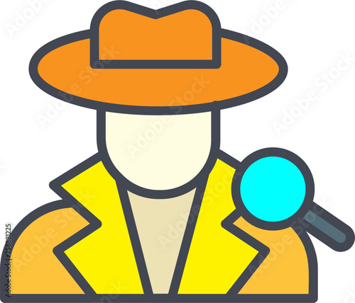 Detective Vector Icon