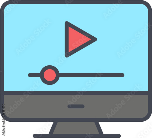 Online Tutorials Vector Icon