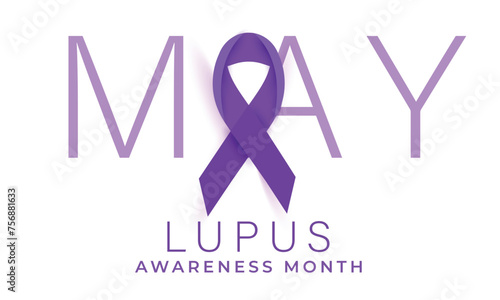 Lupus awareness month. background, banner, card, poster, template. Vector illustration.