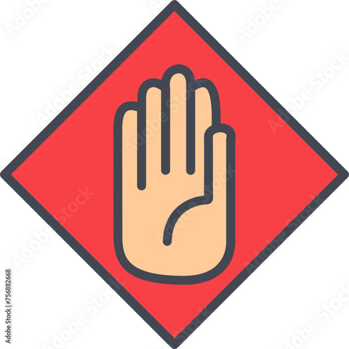 Halt Vector Icon