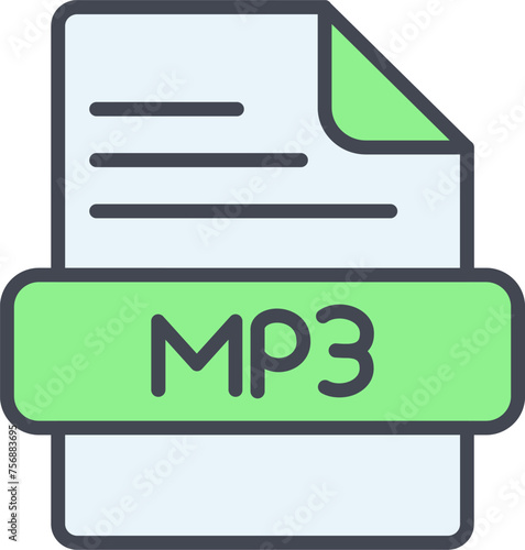 MP3 Vector Icon