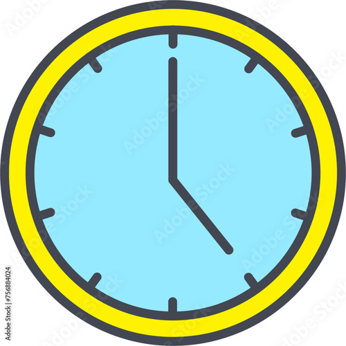 Clock Vector Icon