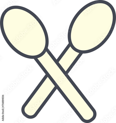Spoons Vector Icon