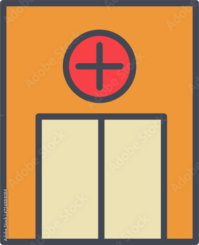 Emergency Room Vector Icon