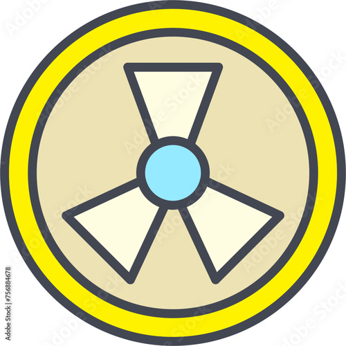 Radiation Vector Icon
