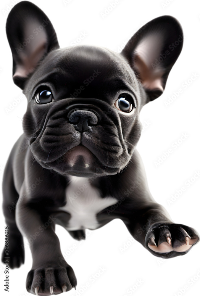 Picture of an adorable French bulldog.