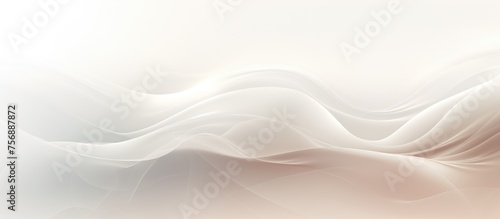 A close up gesture of a white smoke cloud coming out of a transparent plastic pipe against a peachcolored landscape drawing on a white background