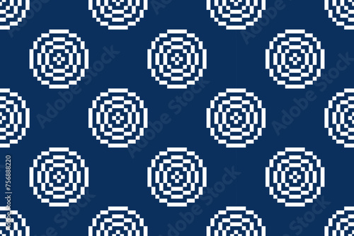 Cross Stitch embroidery seamless.Geometric pixel ethnic patterns. American, Mexican,African, mediterranean, nordic,Aztec style.Trendy folk art background design for products, fabric, ,print,decorate.