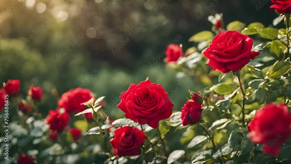 Roses Field at Sunrise, Pink rose flowers on a edge beautiful rose bush in flowers garden, relaxing nature video, seamless looping aniamtion, 4k video, nature animation, relaxing youtube video, ai Roses Field at Sunrise, Pink rose flowers on a edge beautiful rose bush in flowers garden, relaxing nature video, seamless looping aniamtion, 4k video, nature animation, relaxing youtube video, ai