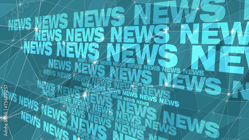 News layout breaking story current affairs global coverage news text, headline news, connected lines