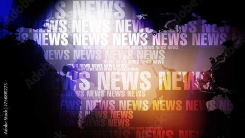 News text and world map exploring current affairs and global story through digital media © Pablo Lagarto