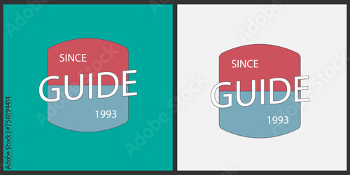 typography Mastery: Symbol Design for Guide Text Logos.