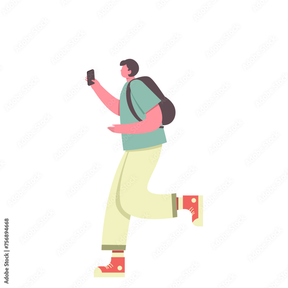 Traveling People Illustration