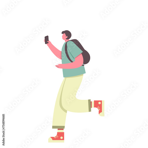 Traveling People Illustration