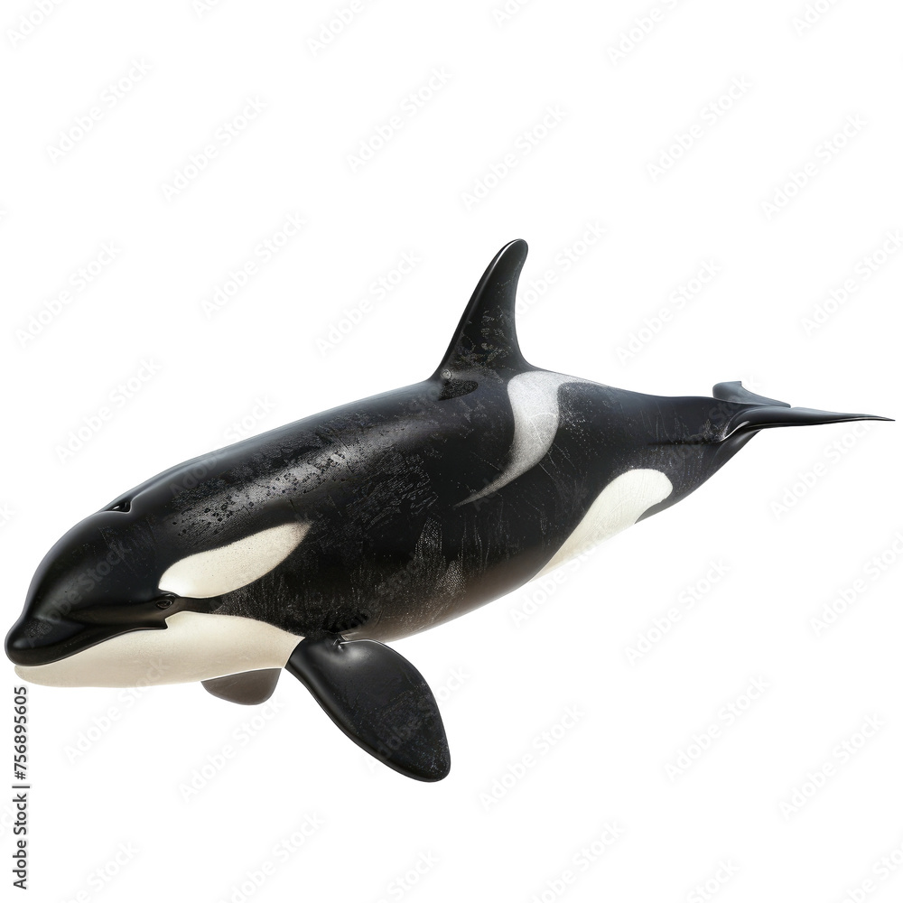 orca killer whale isolated in white orca killer whale isolated in white