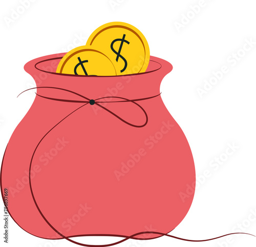 Jar stuffed with money