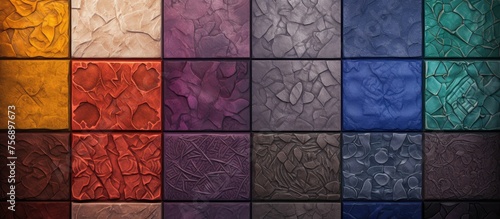 Tiles in Various Colors.