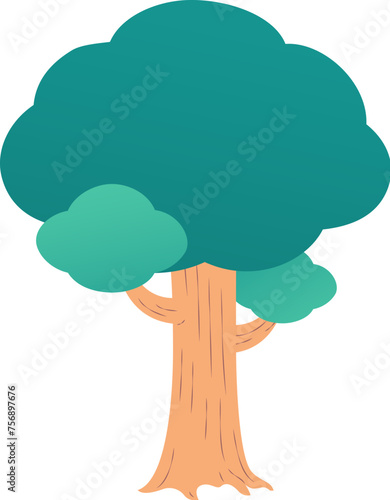Flourish tree standing still