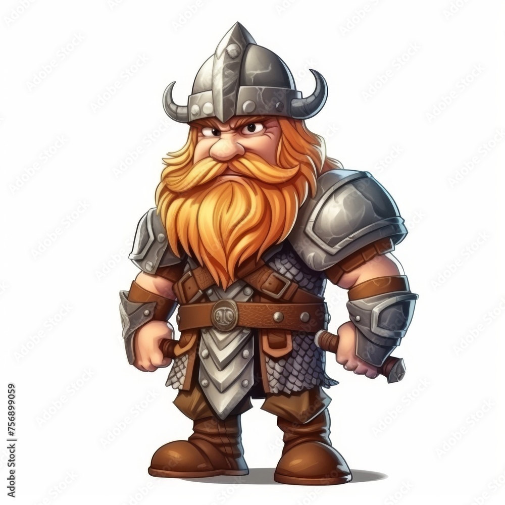 Game Character concept art isolated white background Game Character concept art isolated white background