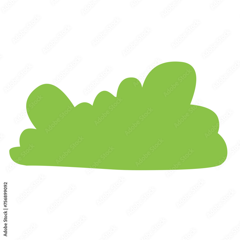 green bush vector illustration green bush vector illustration
