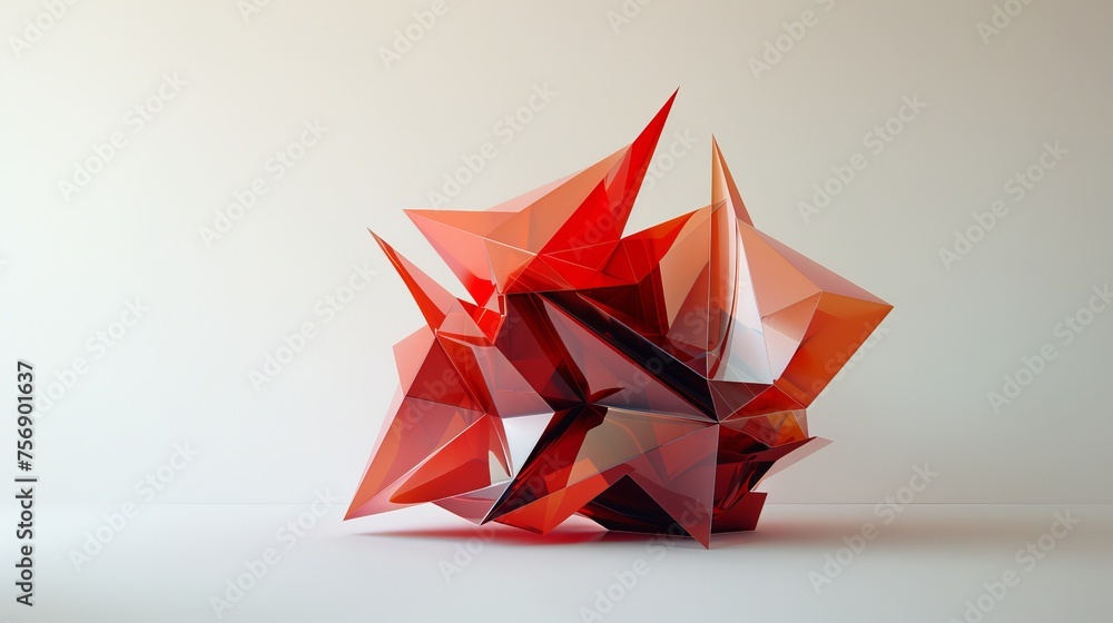 Vibrant Angular Geometric Forms Creating an Abstract Background Vibrant Angular Geometric Forms Creating an Abstract Background