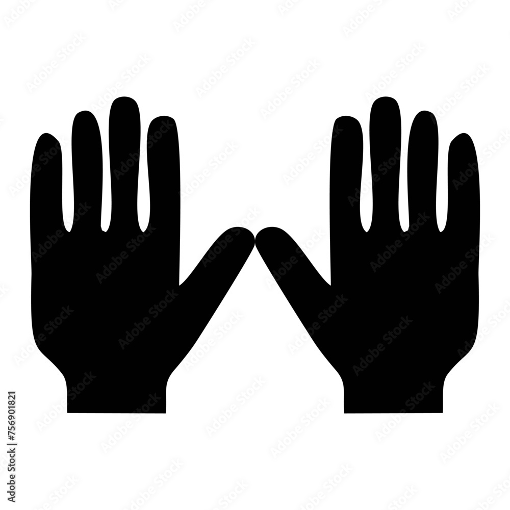 set of hands vector set of hands vector
