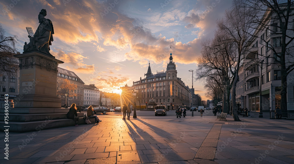 Obraz premium Altstadt, Halle an der Saale, Deutschland .