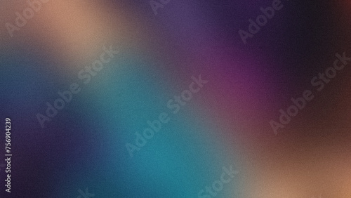 Purple, Golden, and Blue Grainy Gradient Background. Noise Texture. backdrop for header, banner, and webpage.