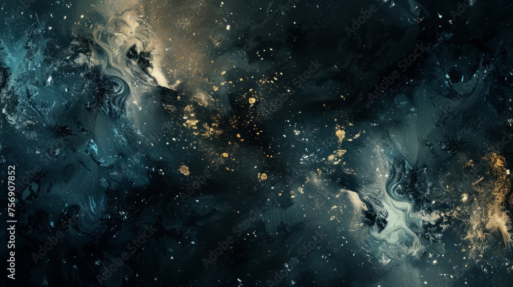 Mysterious and Moody Abstract Background with Dark Tones and Golden Elements Mysterious and Moody Abstract Background with Dark Tones and Golden Elements