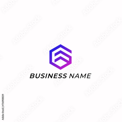 Free Download design logo creative hexagon letter G - GFXLoad