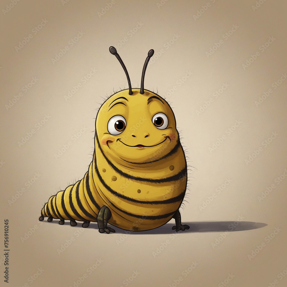 caterpillar animated image icon