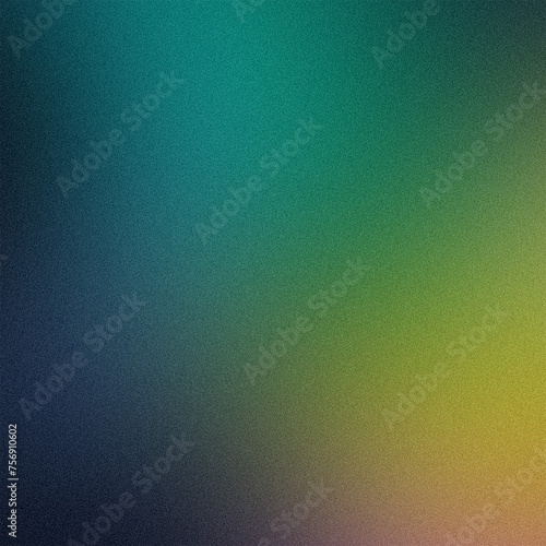Cyan Green and Yellow gradient background, Noise Texture. backdrop for header, banner, and Poster Design. Vibrant Grunge Grainy Background.