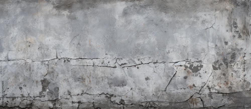 Texture and pattern of aged concrete wall and floor, abstract and cracked surface.